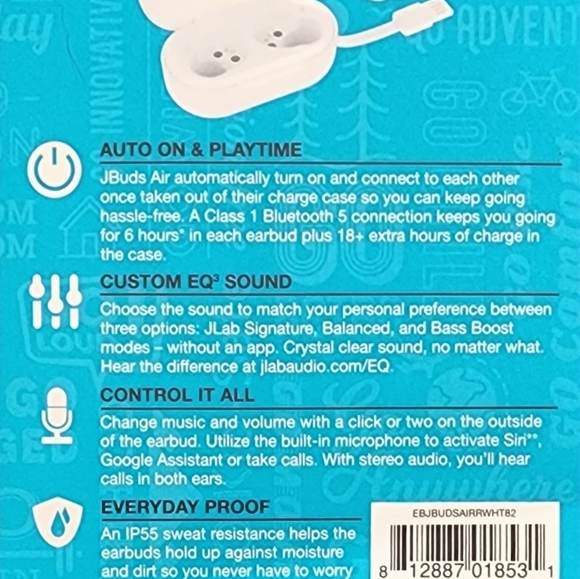 NWB Jbuds air true wireless signature earbuds - Picture 2 of 3